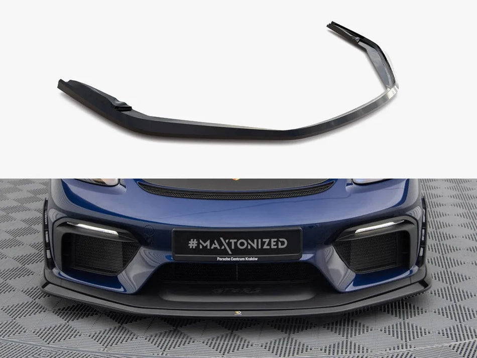Maxton Front Splitter Porsche 718 Cayman GT4 RS 982c