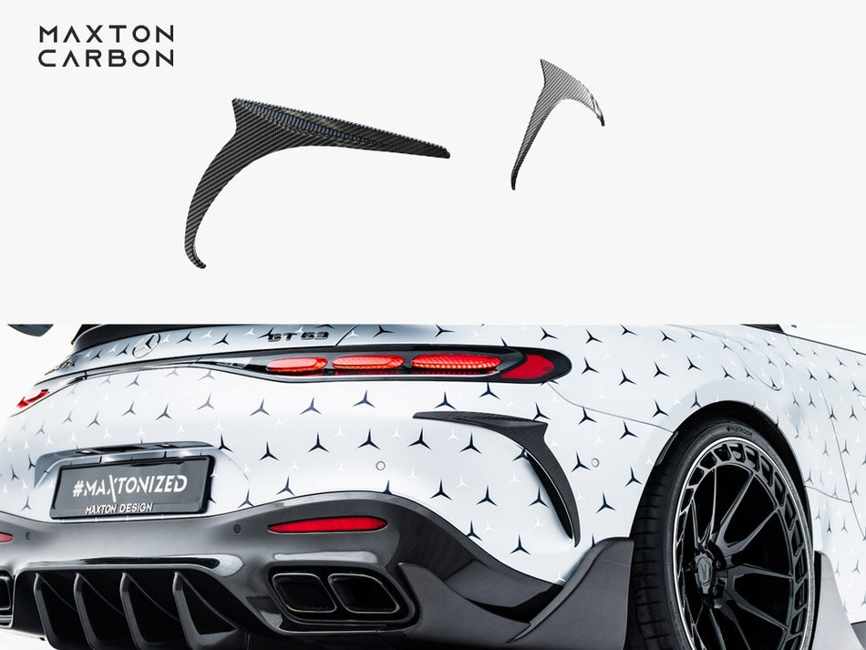 Maxton Prepreg Rear Bumper Carbon Canards Mercedes-AMG GT 63 / 55 / 63 S E Performance C192