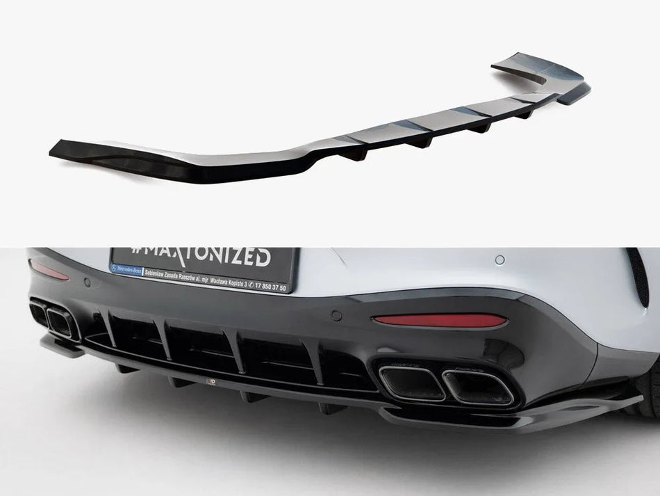 Maxton Rear Splitter (Vertical Bars) V.1 Mercedes-AMG GT 63 / 55 / 63 S E Performance C192