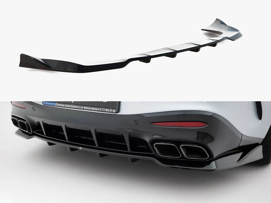 Maxton Rear Splitter (Vertical Bars) V.2 Mercedes-AMG GT 63 / 55 / 63 S E Performance C192
