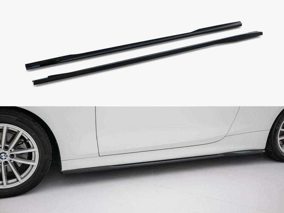 Maxton Side Skirts Diffusers BMW 4 Coupe / Cabrio G22 / G23