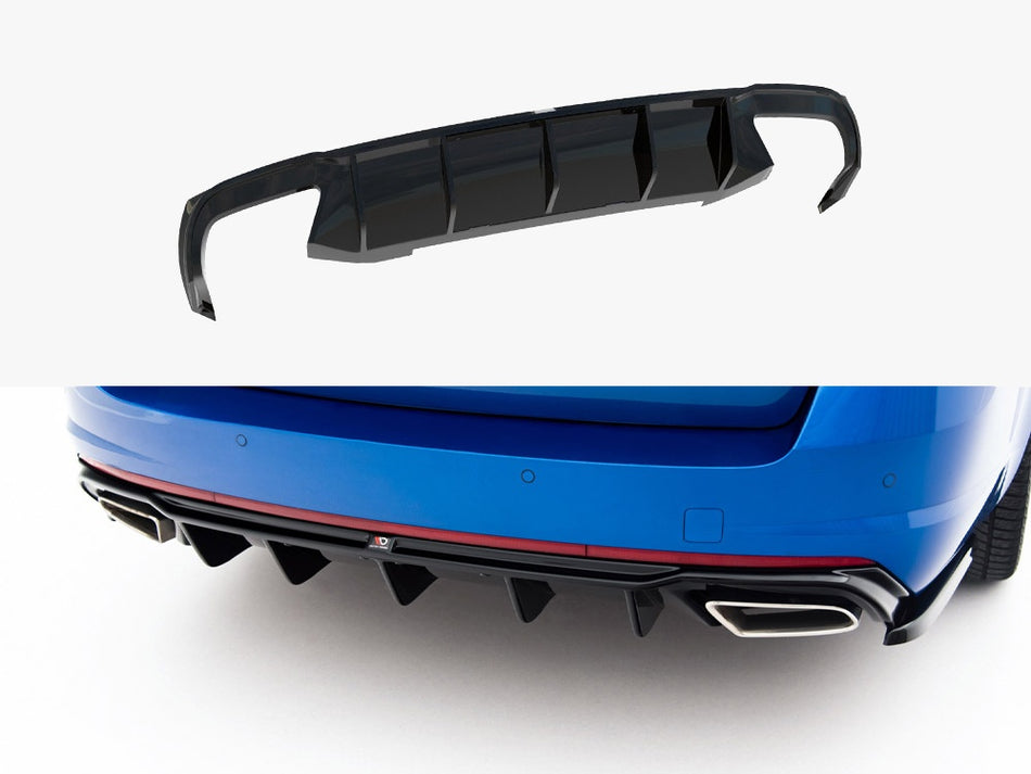Maxton Rear Valance V.2 Skoda Octavia RS Mk3 / Mk3 FL Hatchback / Estate (Diesel)