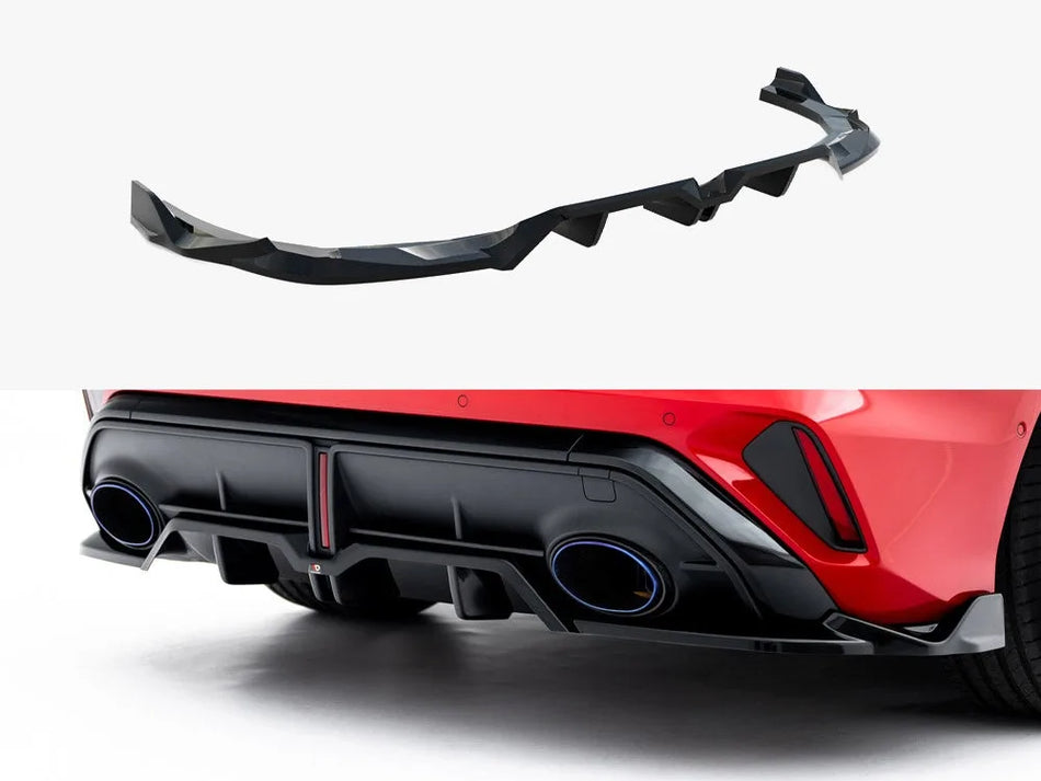 Maxton Rear Splitter (Vertical Bars) V.2 Audi RS3 Sedan 8Y Facelift