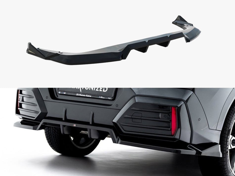 Maxton Rear Splitter (Vertical Bars) BMW X2 M-Pack / iX2 U10