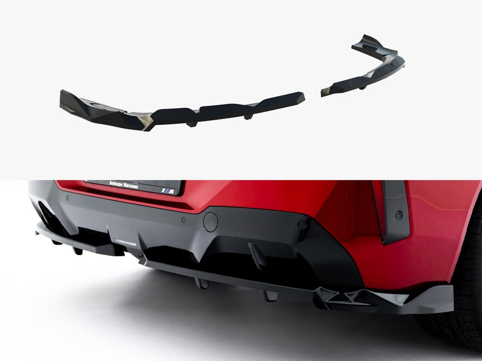 Maxton Rear Splitter (Vertical Bars) BMW X3 M-Pack G45