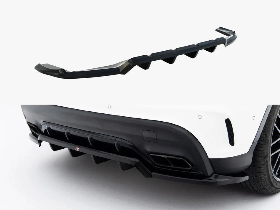 Maxton Rear Splitter (Vertical Bars) Mercedes-Benz GLA 45 AMG X156 Facelift