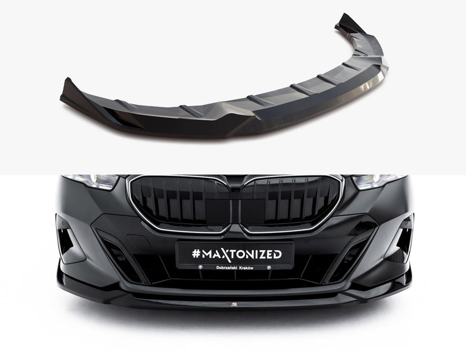 Maxton Front Splitter V.2 BMW 5 / i5 M-Pack Sedan / Touring G60 / G61