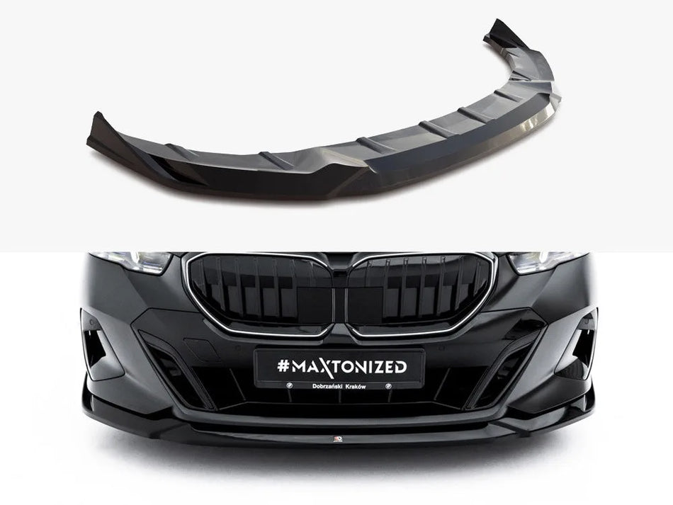 Maxton Front Splitter V.2 BMW 5 / i5 M-Pack Sedan / Touring G60 / G61