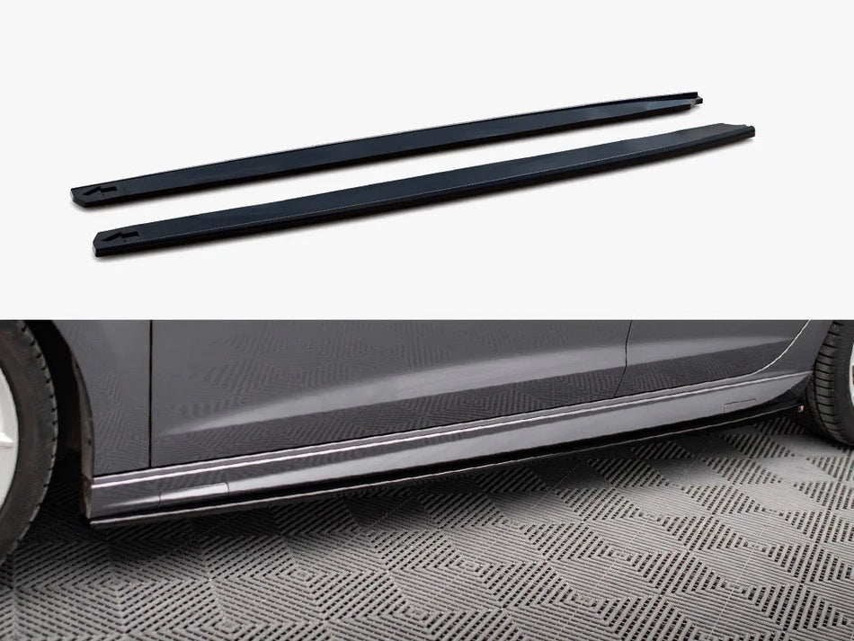 Maxton Side Skirt Diffusers Seat Leon Cupra / FR / Standard Aero Mk3 / Mk3 Facelift