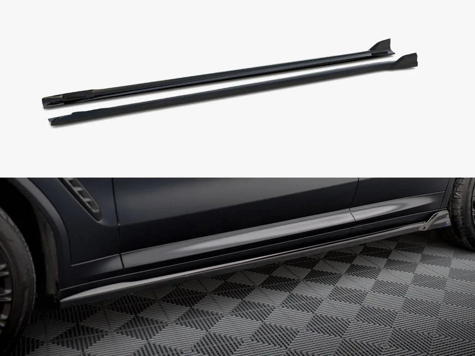 Maxton Side Skirts Diffusers BMW X3 M-Pack G01 Facelift