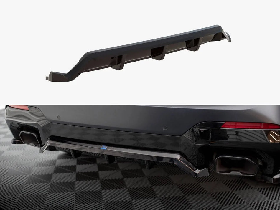 Maxton Rear Splitter (Vertical Bars) BMW X3 M-Pack G01 Facelift