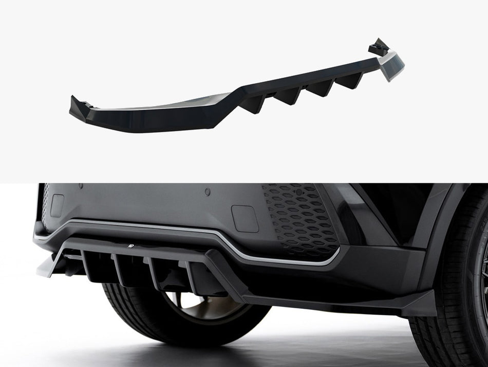 Maxton Rear Splitter (Vertical Bars) Toyota C-HR Mk2