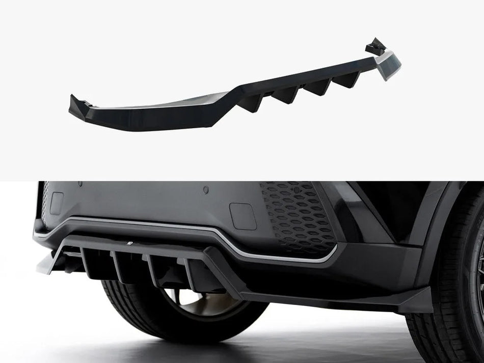 Maxton Rear Splitter (Vertical Bars) Toyota C-HR Mk2