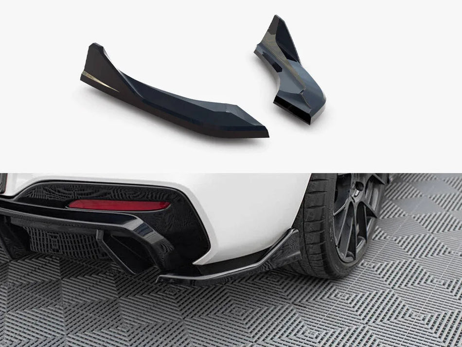 Maxton Rear Side Splitters (For rear valance v.3) BMW 1 M-Pack / M140i F20 Facelift