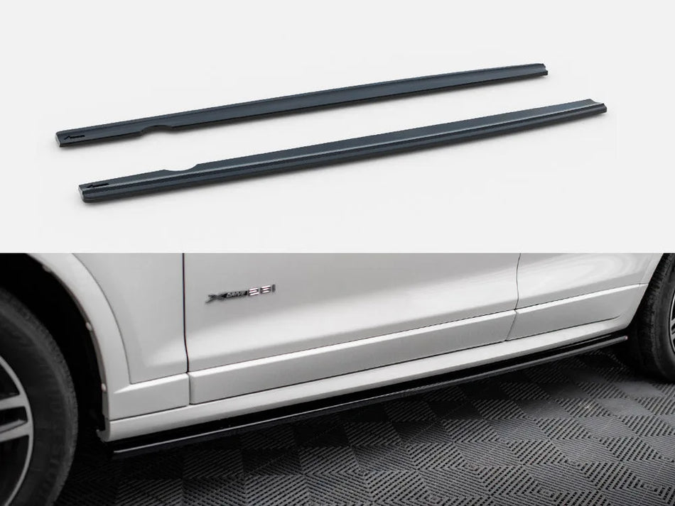 Maxton Side Skirt Diffusers BMW X3 M-Pack F25 Facelift