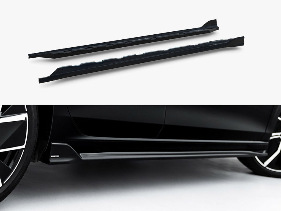 Maxton Side Skirts Diffusers Volkswagen Golf Mk8 Facelift