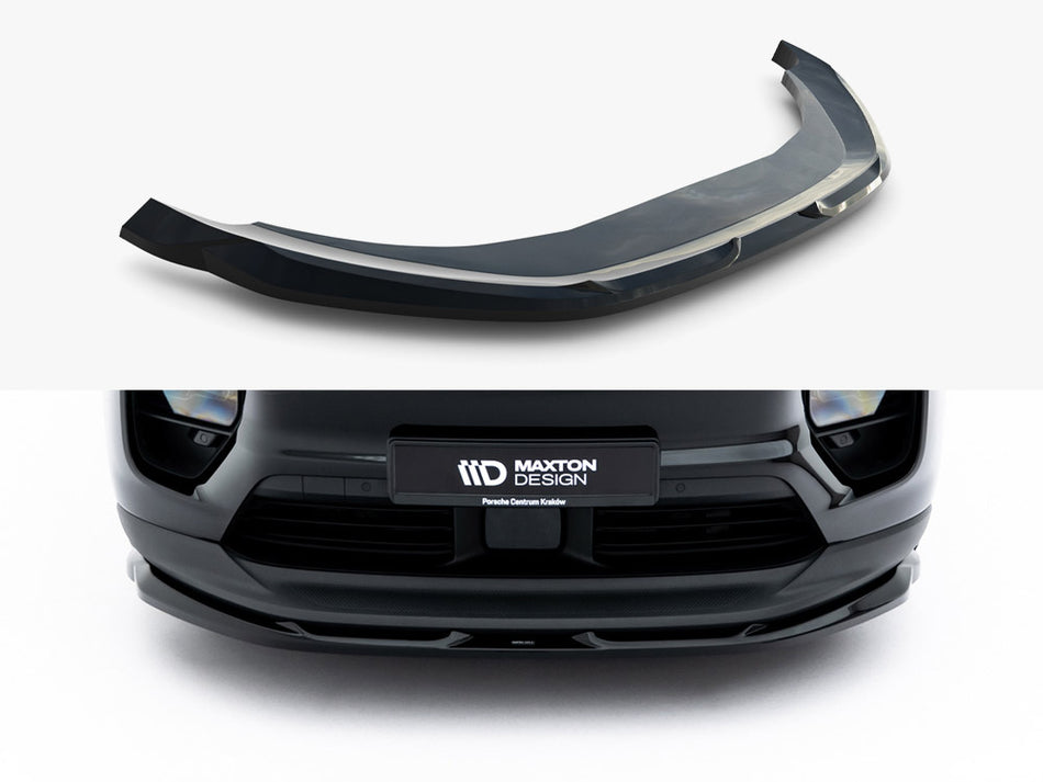 Maxton Front Splitter Porsche Macan EV Mk1
