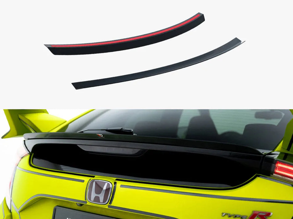 Maxton Lower Spoiler CAP Honda Civic Type-R Mk10 / Mk10 Facelift