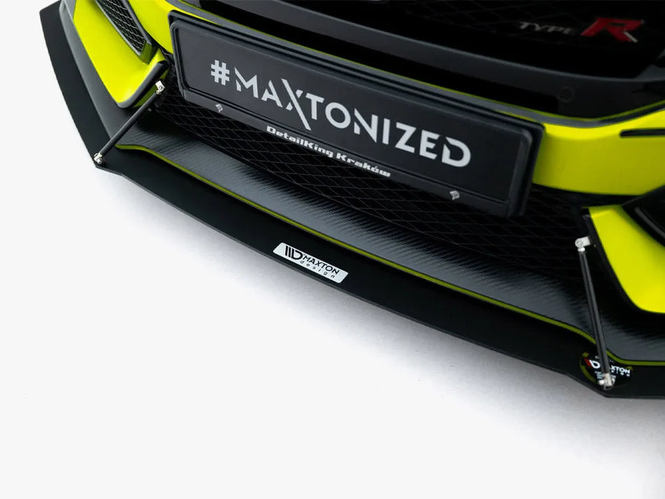 Maxton Front Racing Splitter V.1 Honda Civic Type-R Mk10 / Mk10 Facelift