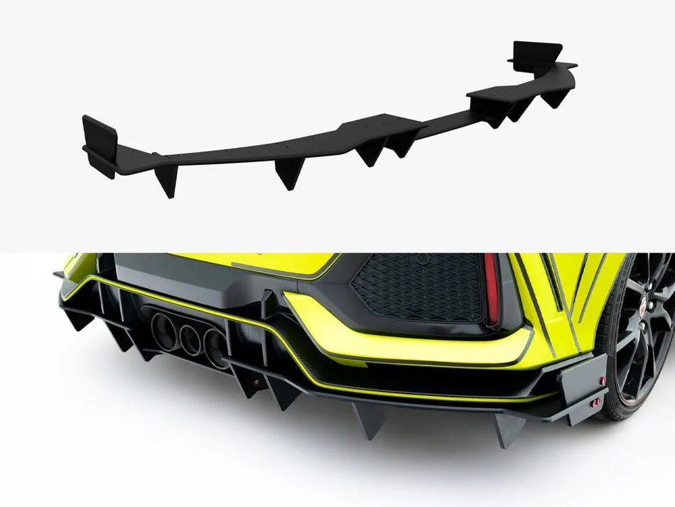 Maxton Street PRO Rear Diffuser Honda Civic Type-R Mk10 / Mk10 Facelift