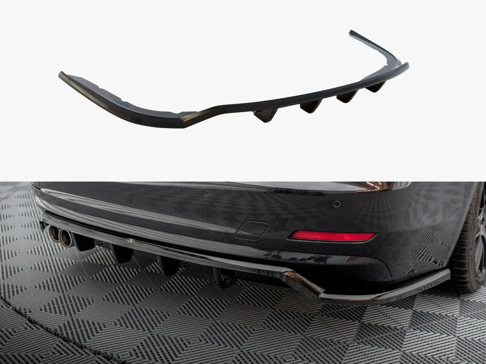 Maxton Central Rear Splitter (Vertical Bars) BMW 4 Gran Coupe F36