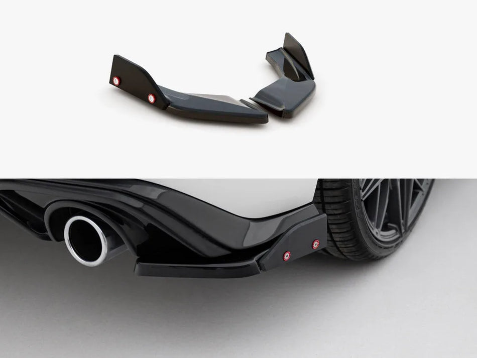 Maxton Rear Side Splitters V.4 + Flaps Volkswagen Golf GTI / GTE Mk8