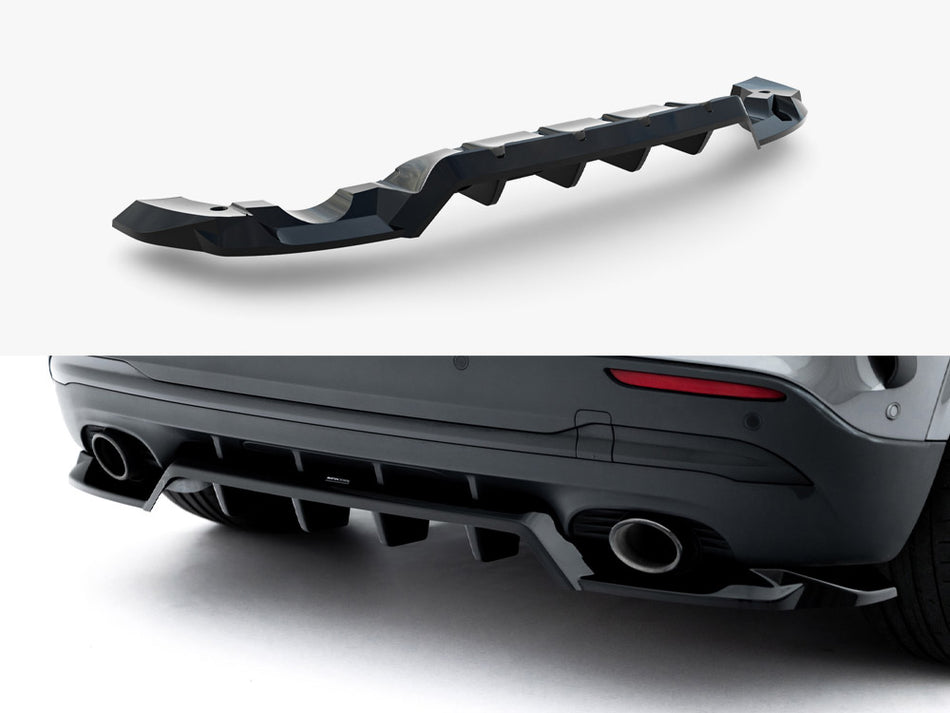 Maxton Rear Splitter (Vertical Bars) Mercedes-AMG GLA 35 H247 Facelift