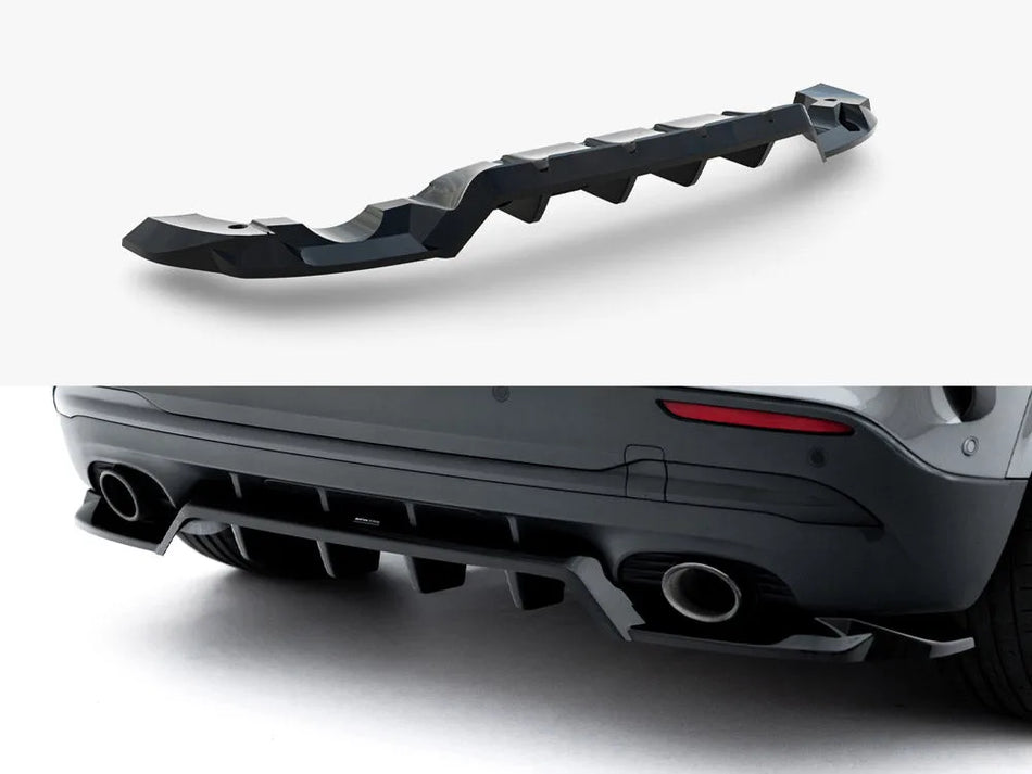 Maxton Rear Splitter (Vertical Bars) Mercedes-AMG GLA 35 H247 Facelift