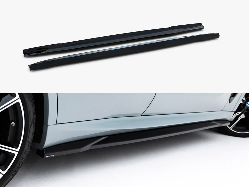 Maxton Side Skirts Diffusers V.1 BMW X5 M-Pack G05 Facelift