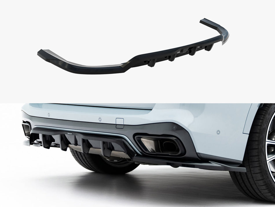 Maxton Rear Splitter (Vertical Bars) V.1 BMW X5 M-Pack G05 Facelift