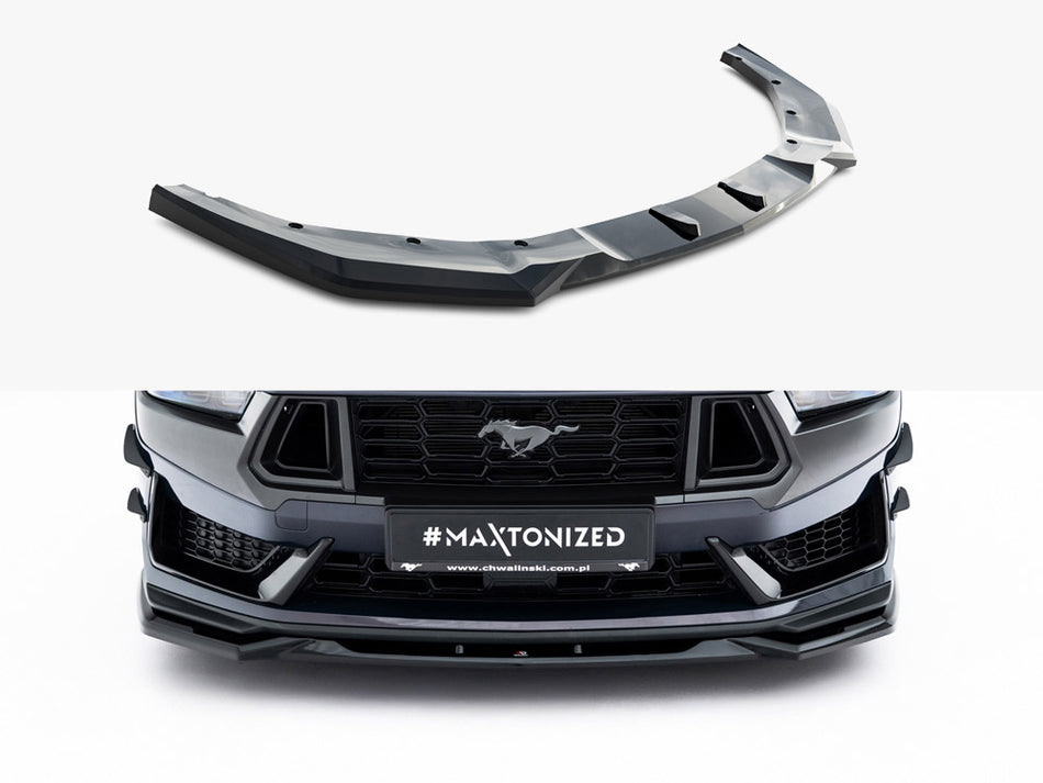 Maxton Front Splitter V.2 Ford Mustang Dark Horse Mk7