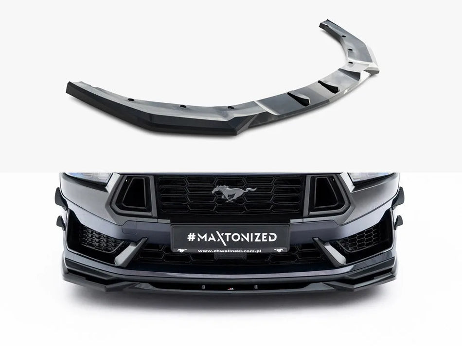 Maxton Front Splitter V.2 Ford Mustang Dark Horse Mk7