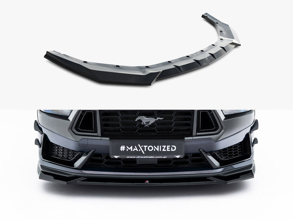 Maxton Front Splitter V.1 Ford Mustang Dark Horse Mk7