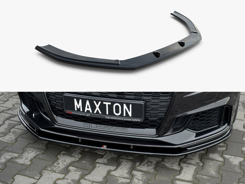 Maxton Front Splitter V.1 Audi RS3 Sportback 8V Facelift