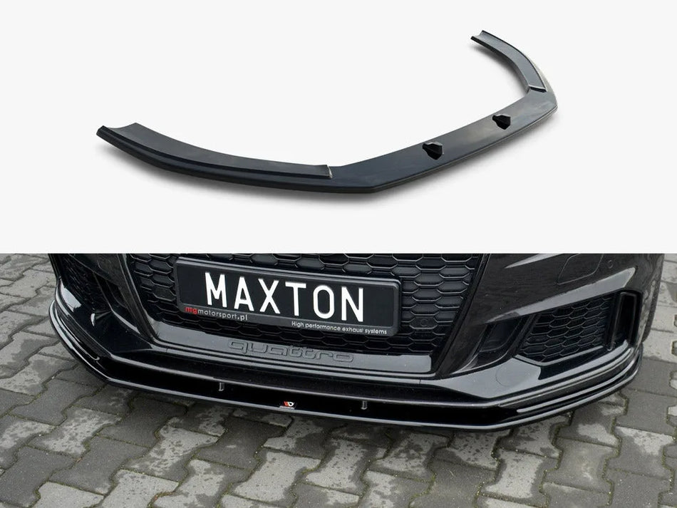 Maxton Front Splitter V.1 Audi RS3 Sportback 8V Facelift