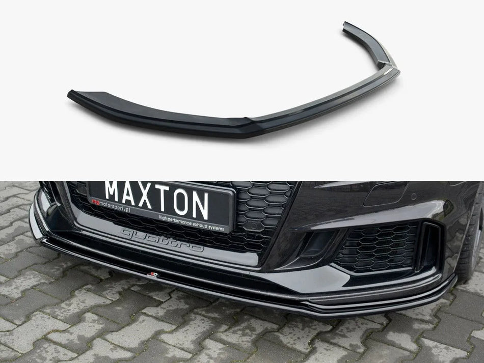 Maxton Front Splitter V.2 Audi RS3 Sportback 8V Facelift