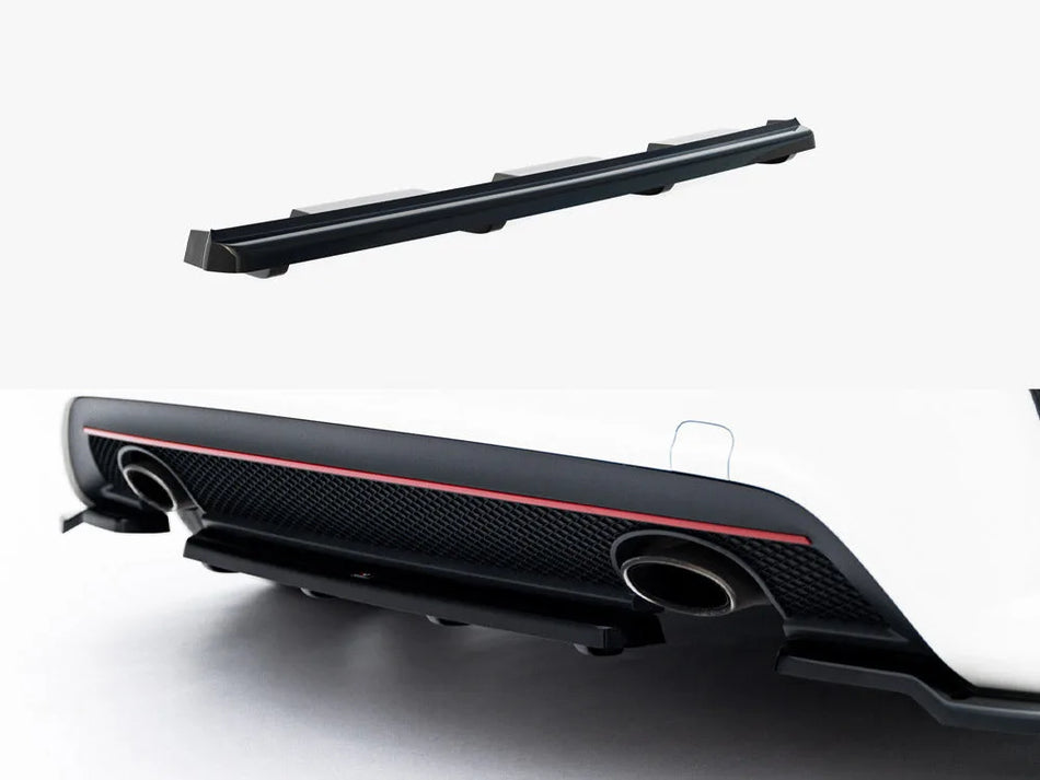 Maxton Rear Splitter (Vertical Bars) Mercedes W176 AMG-Line Pre-Facelift
