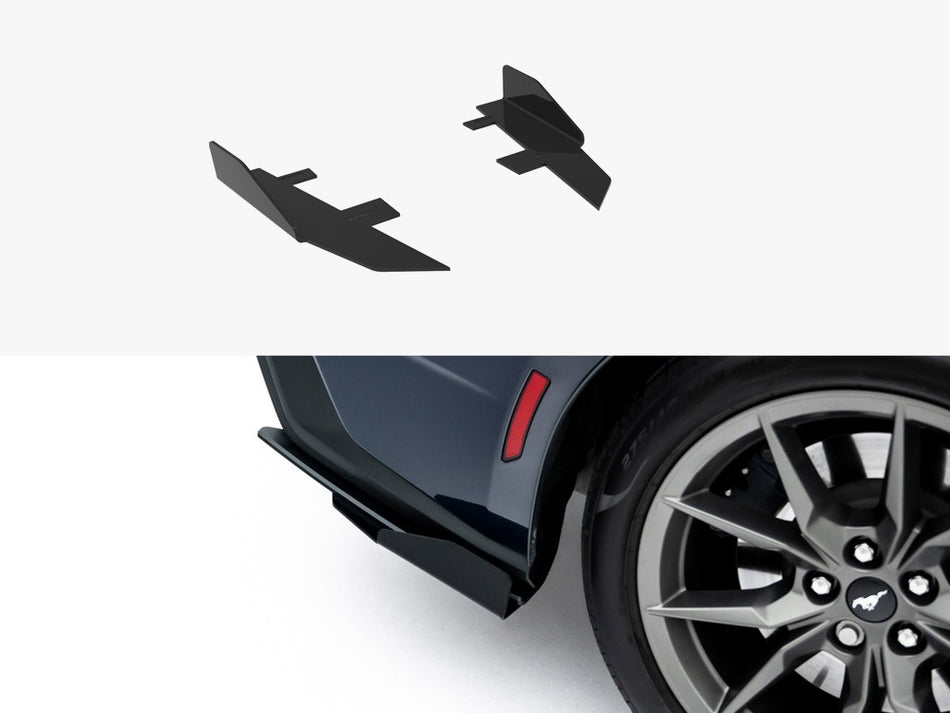Maxton Rear Side Flaps Ford Mustang Dark Horse Mk7