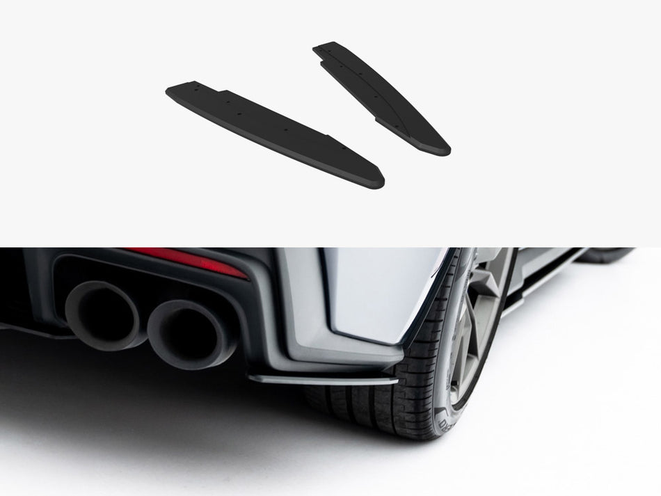Maxton Street PRO Rear Side Splitters Ford Mustang Dark Horse Mk7
