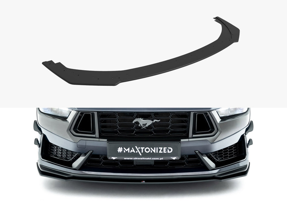 Maxton Street PRO Front Splitter Ford Mustang Dark Horse Mk7