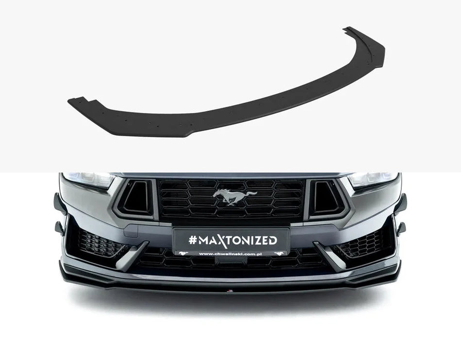 Maxton Street PRO Front Splitter Ford Mustang Dark Horse Mk7