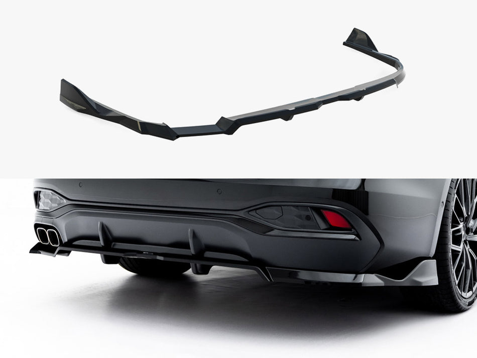 Maxton Rear Splitter (Vertical Bars) V.2 Audi A6 S-Line C9