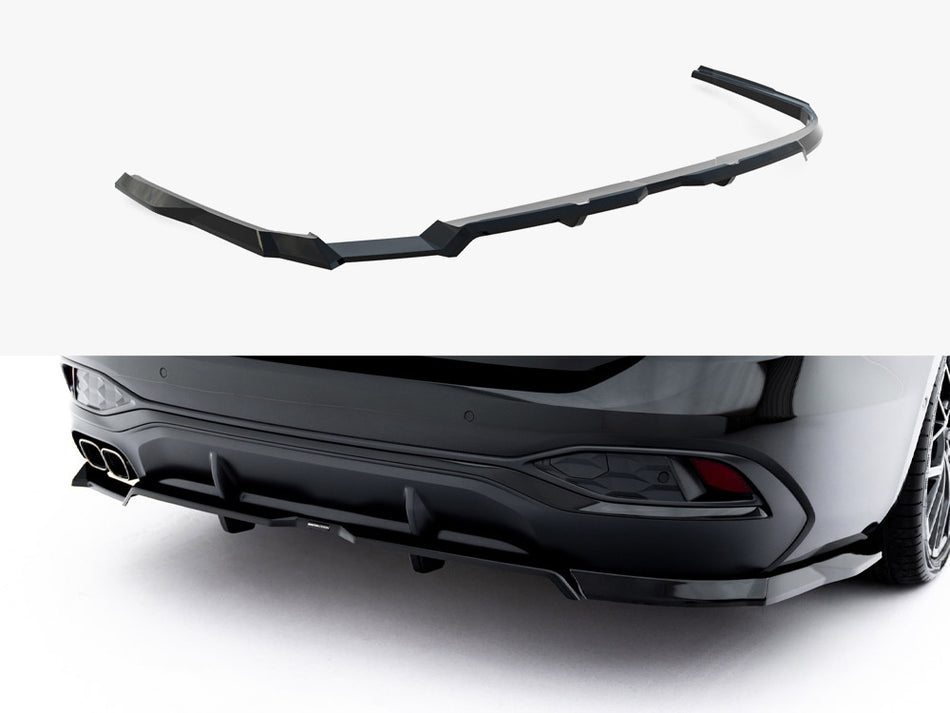 Maxton Rear Splitter (Vertical Bars) V.1 Audi A6 S-Line C9