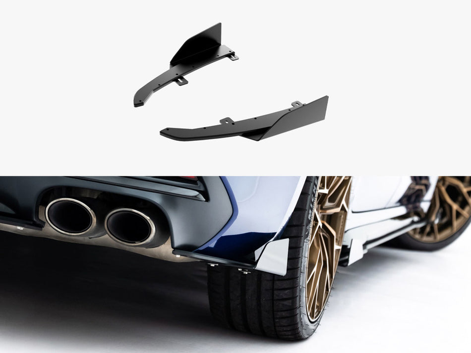 Maxton Street PRO Rear Side Splitters + Flaps Audi S5 Sedan / Avant B10