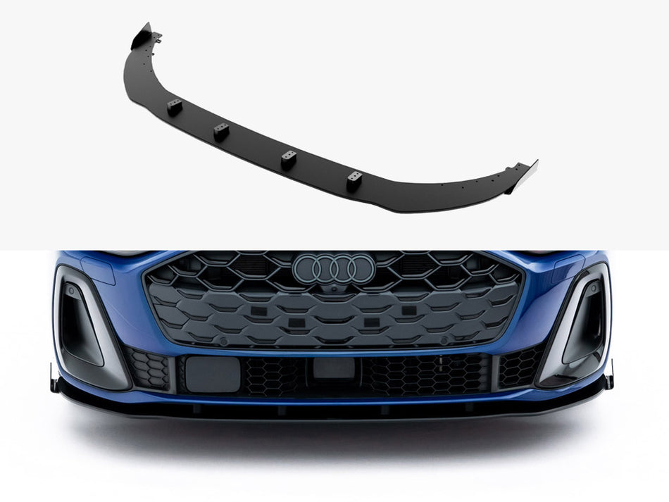 Maxton Street PRO Front Splitter + Flaps Audi A5 S-Line / S5 Sedan / Avant B10
