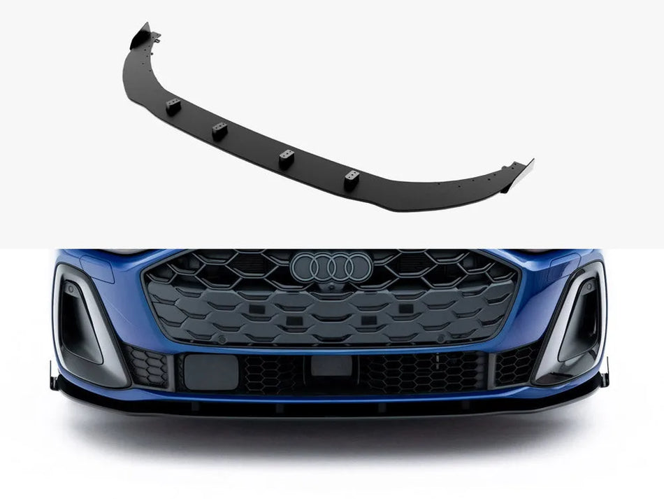 Maxton Street PRO Front Splitter + Flaps Audi A5 S-Line / S5 Sedan / Avant B10