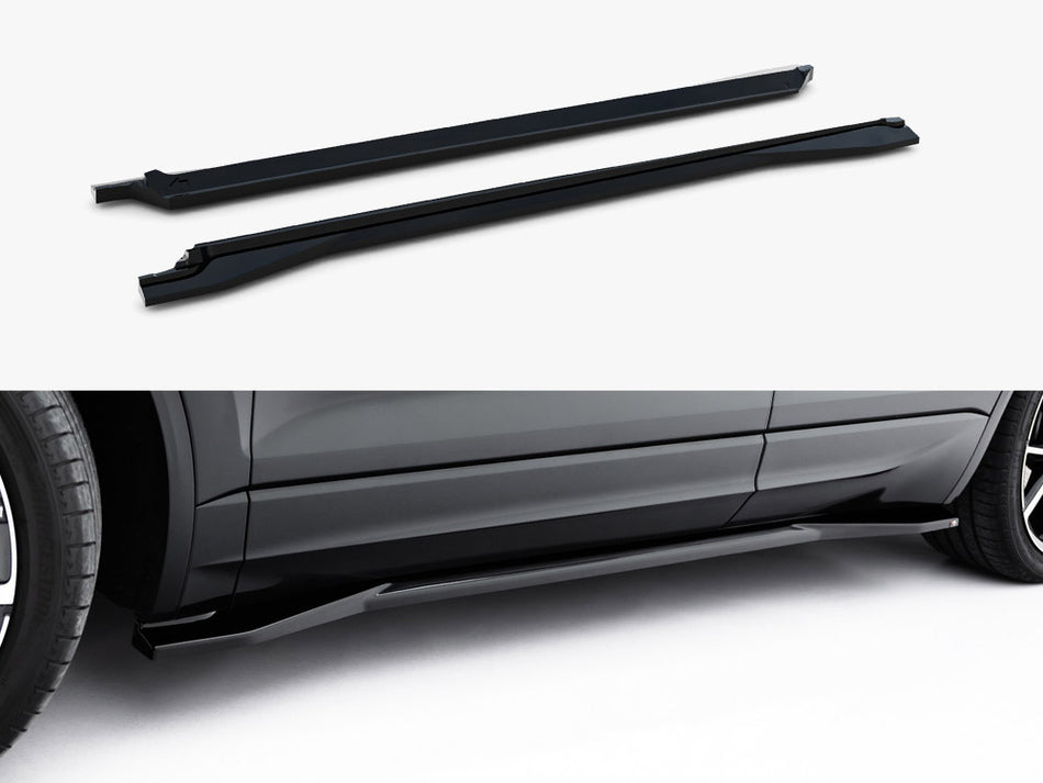 Maxton Side Skirt Diffusers Volkswagen Touareg R-Line Mk3 Facelift