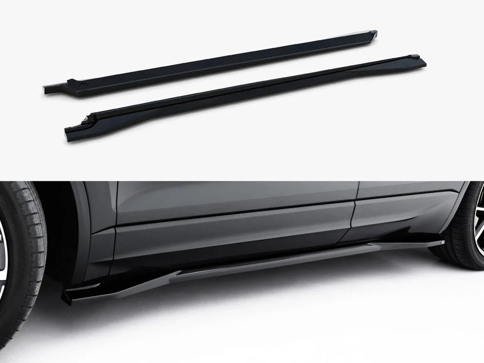 Maxton Side Skirt Diffusers Volkswagen Touareg R-Line Mk3 Facelift