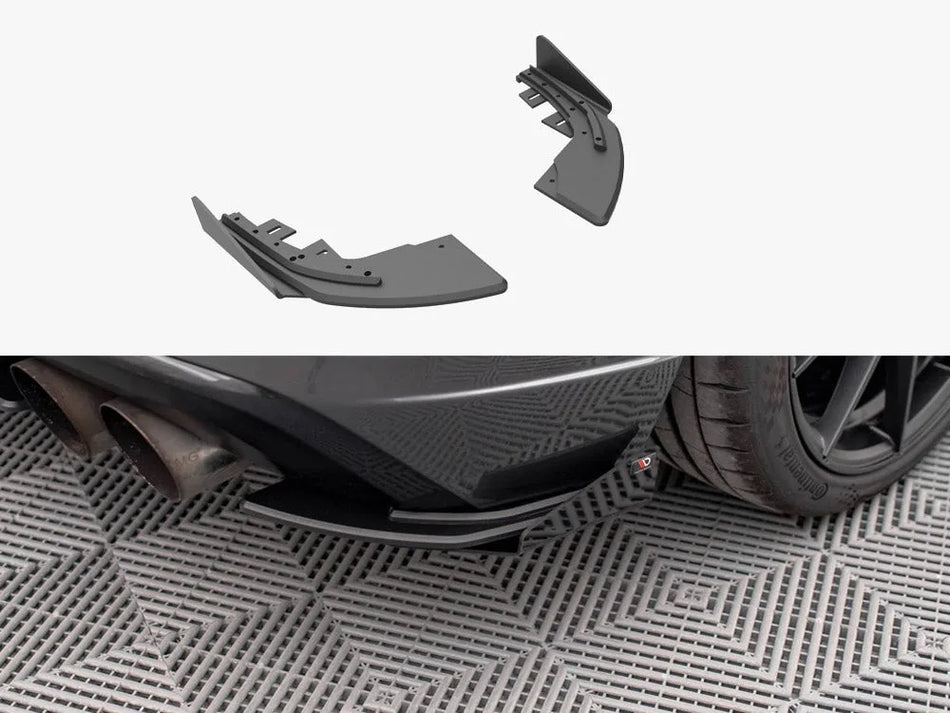 Maxton Street PRO Rear Side Splitters (+flaps) Audi S3 Sportback 8V Facelift