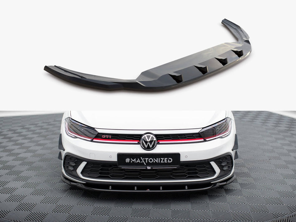 Maxton Front Splitter V.1 Volkswagen Polo GTI Mk6 Facelift